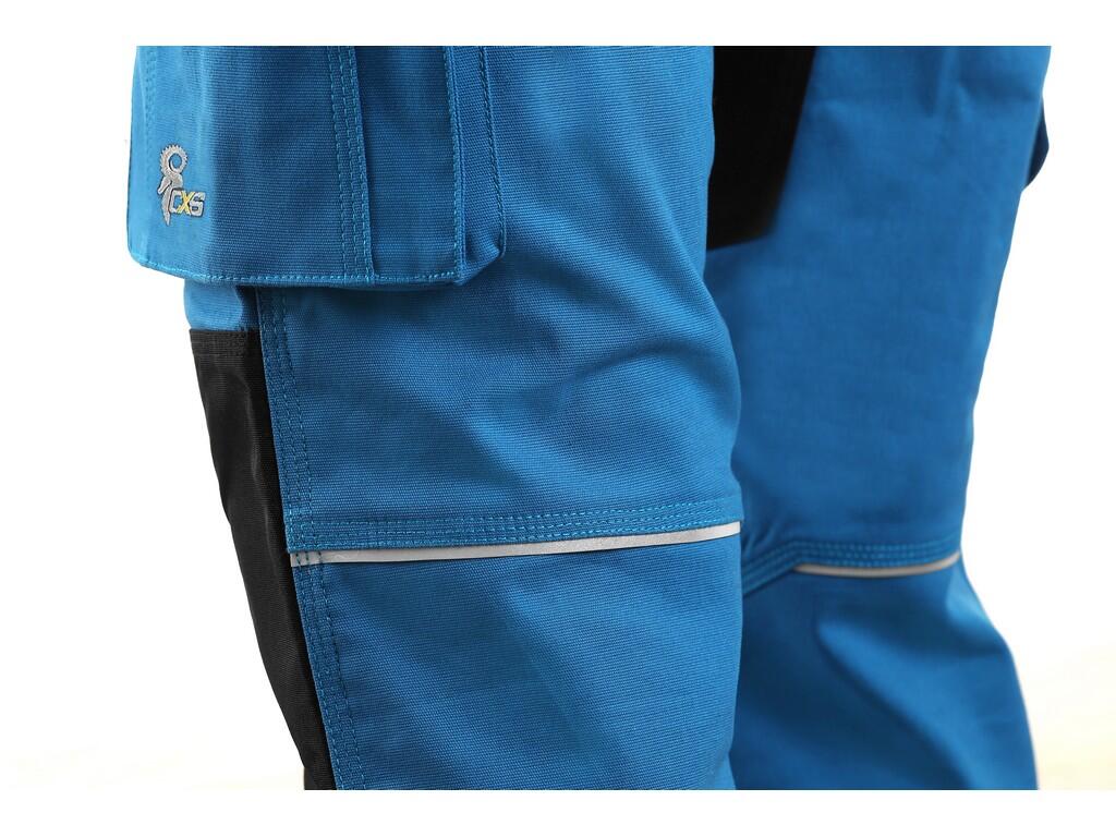 Zahradníky CXS STRETCH, dámské, středně modro - černé, vel. 48